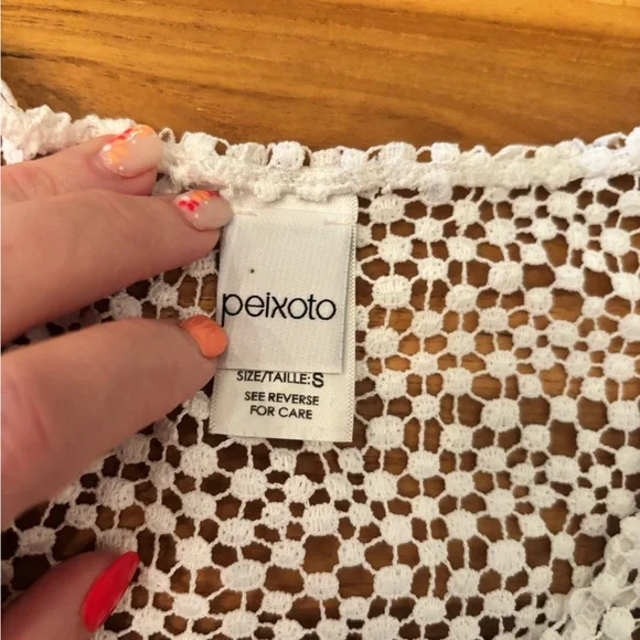 Peixoto- Billie Crochet Coverup Set-Size Small - Picture 9 of 12